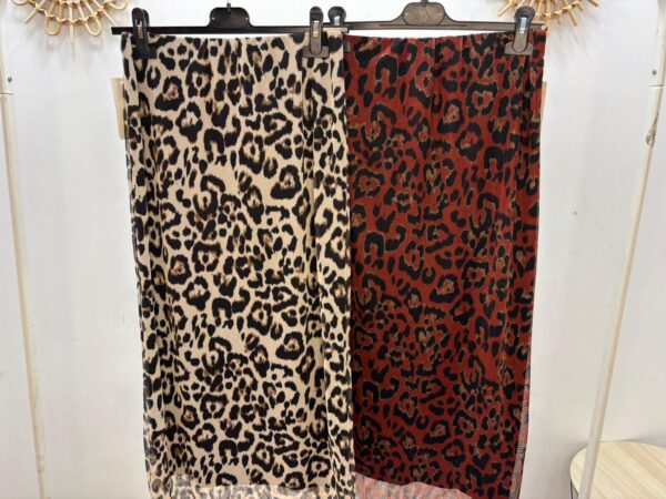 falda leopardo