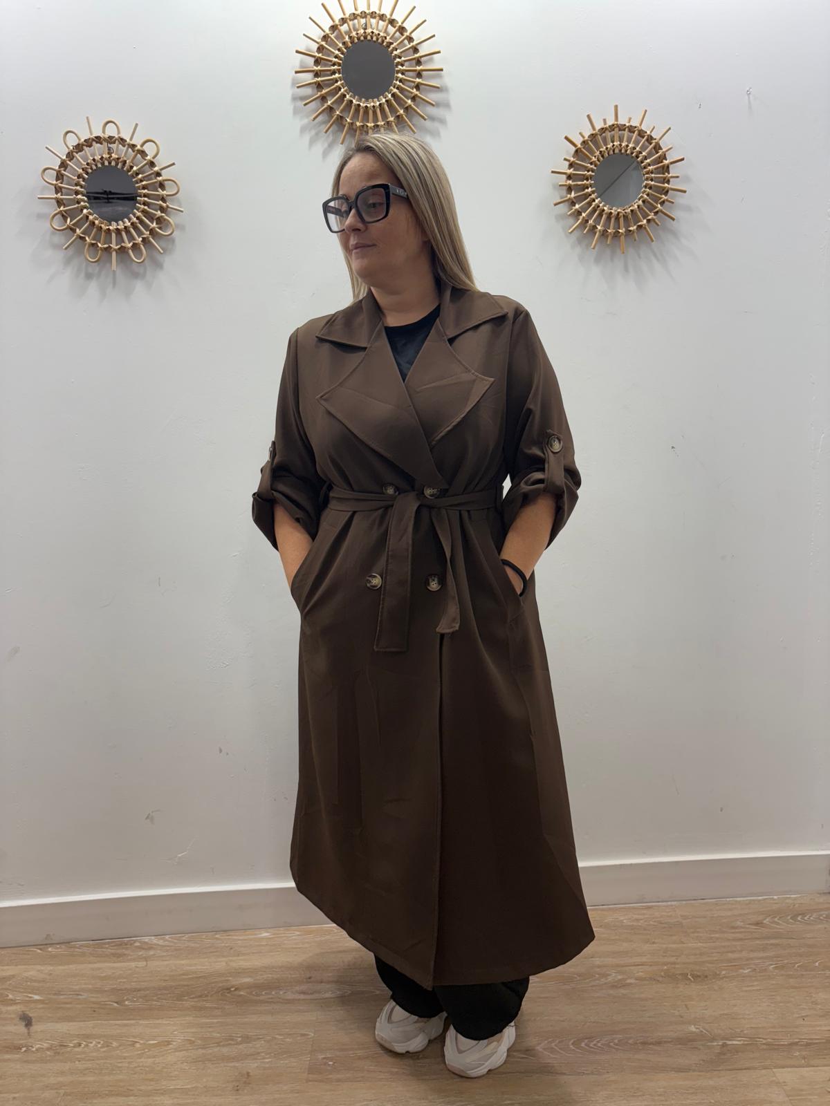 gabardina larga