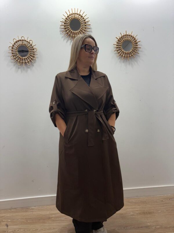 gabardina larga