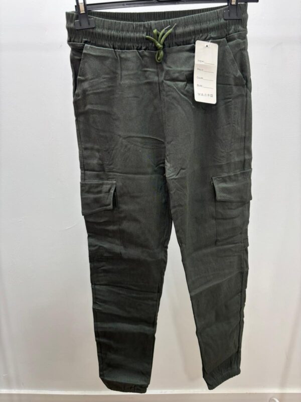 pantalon cargo negro