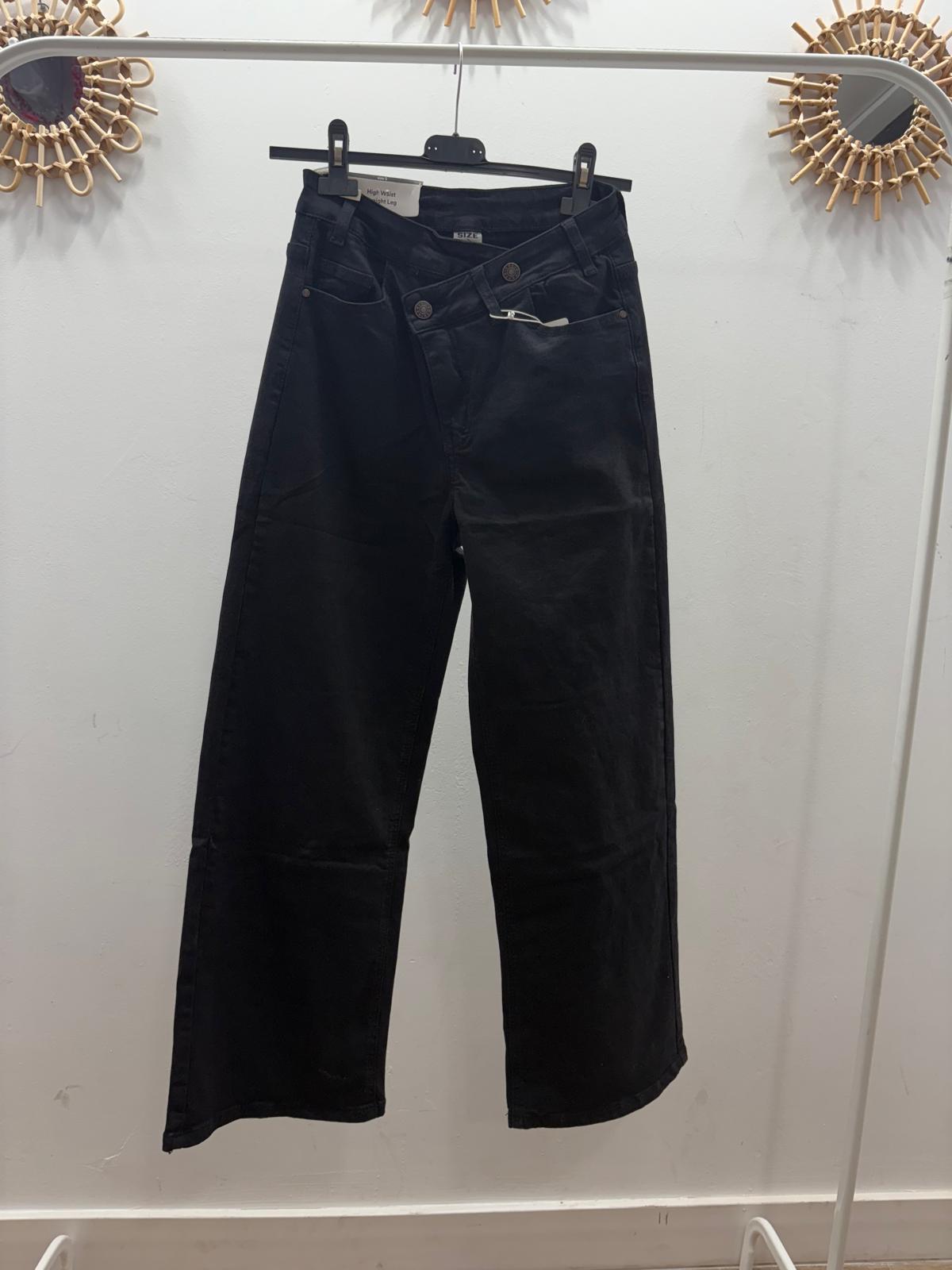 pantalón denim sofia negro