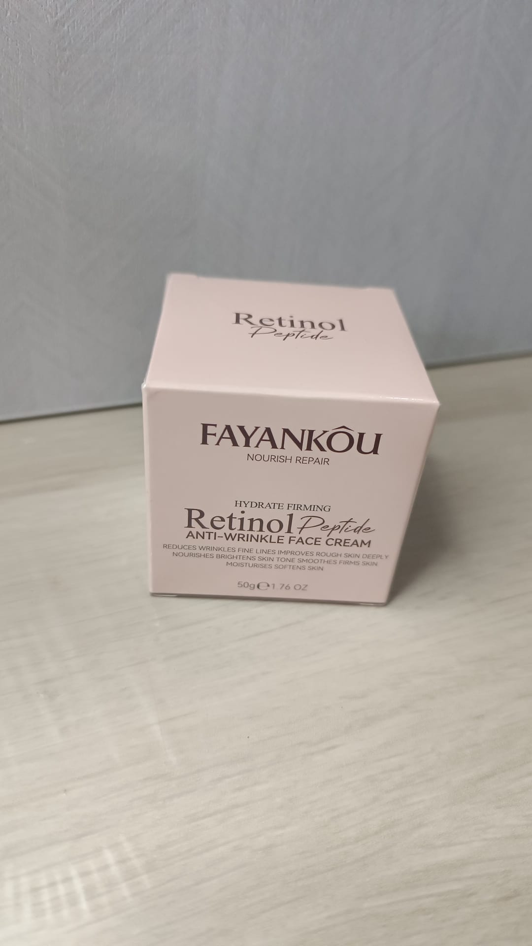 crema facial retinol peptide
