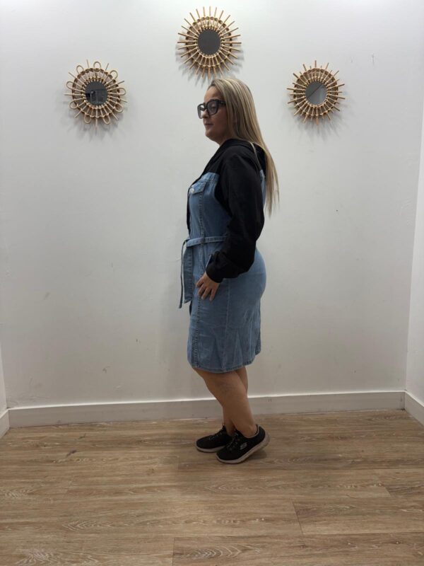vestido denim capucha (+colores)